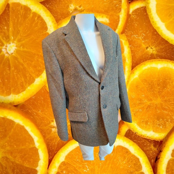 Harris Tweed Men's Blazer 100% Pure New Wool Tweed Outer Hebrides Scotland